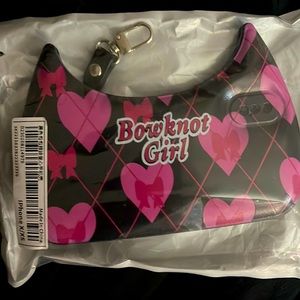 Purse shaped iPhone X case